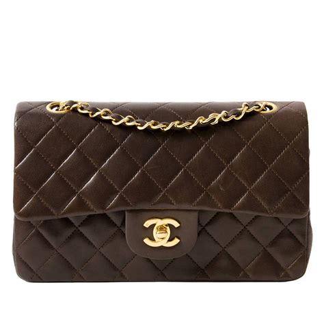 chocolate chanel classic flap bag|authentic Chanel classic flap bag.